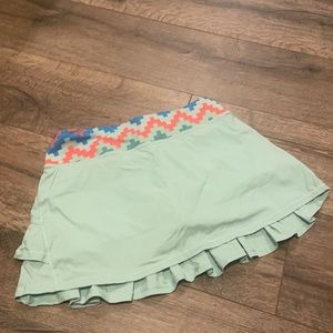Mint Green Size 14 Pleated Ivivva Tennis Skirt